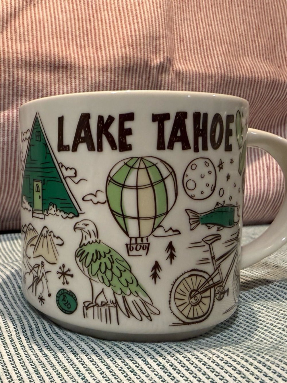 New Starbucks Retired Been There Series Collection Lake Tahoe mug, No Box
